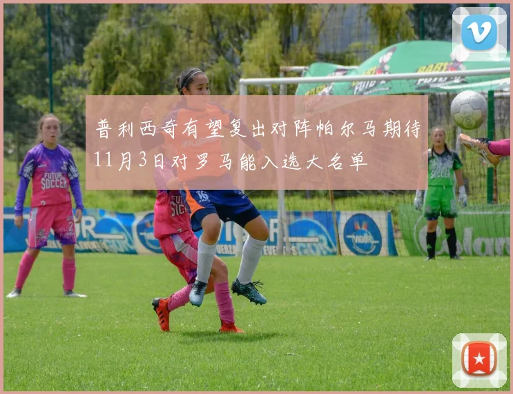 普利西奇有望复出对阵帕尔马期待11月3日对罗马能入选大名单